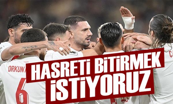 Hasreti bitirmek istiyoruz | Spor manşetleri