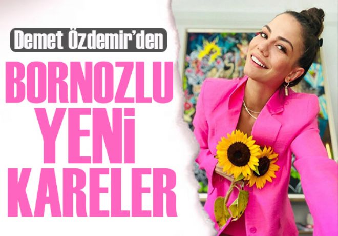 Demet Özdemir bornozlu pozlarıyla sosyal medyayı salladı! 