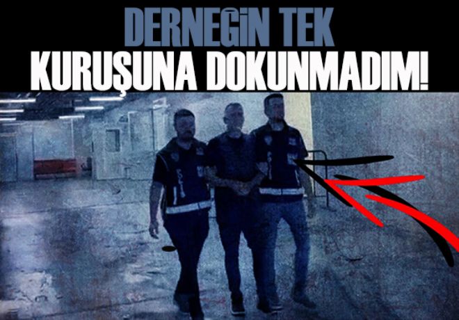 Haluk Levent: Derneğin tek kuruşuna dokunmadım