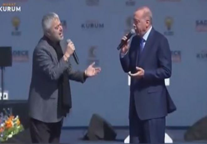 Erdoğan ve Cengiz Kurtoğlu'ndan düet