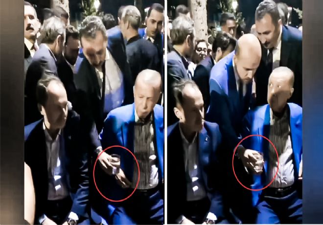 Cumhurbaşkanı Erdoğan'ın o görüntüsü gündem oldu: Görevliden almadı, oğlundan aldı