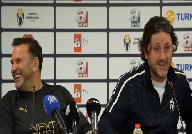 Fatih Tekke ile Okan Buruk arasında güldüren 